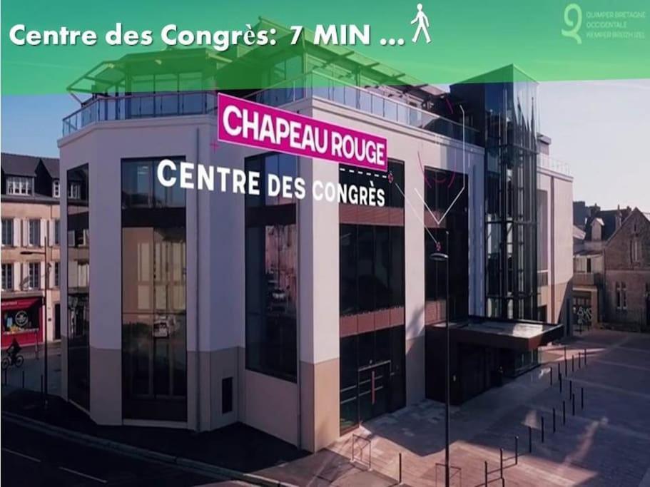 Oo Le Jardin Oo Paisible Studio Equipe Et Bien Place Quimper Exterior foto